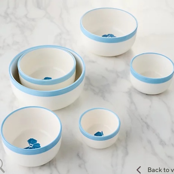 Carla Hall Sweet Heritage Nesting Ceramic Measuring Bowls - Picture 1 of 2
